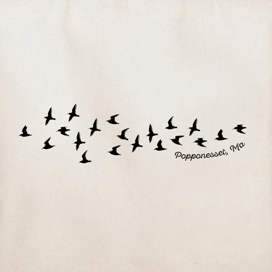 Birds in Flight, Popponesset Ma - Tote