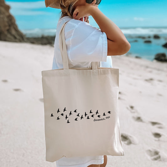 Birds in Flight, Sandwich Ma - Tote