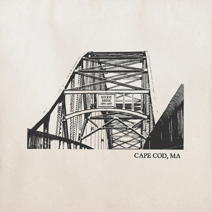 Bourne Bridge Tote, Cape Cod, Ma - Tote Bag