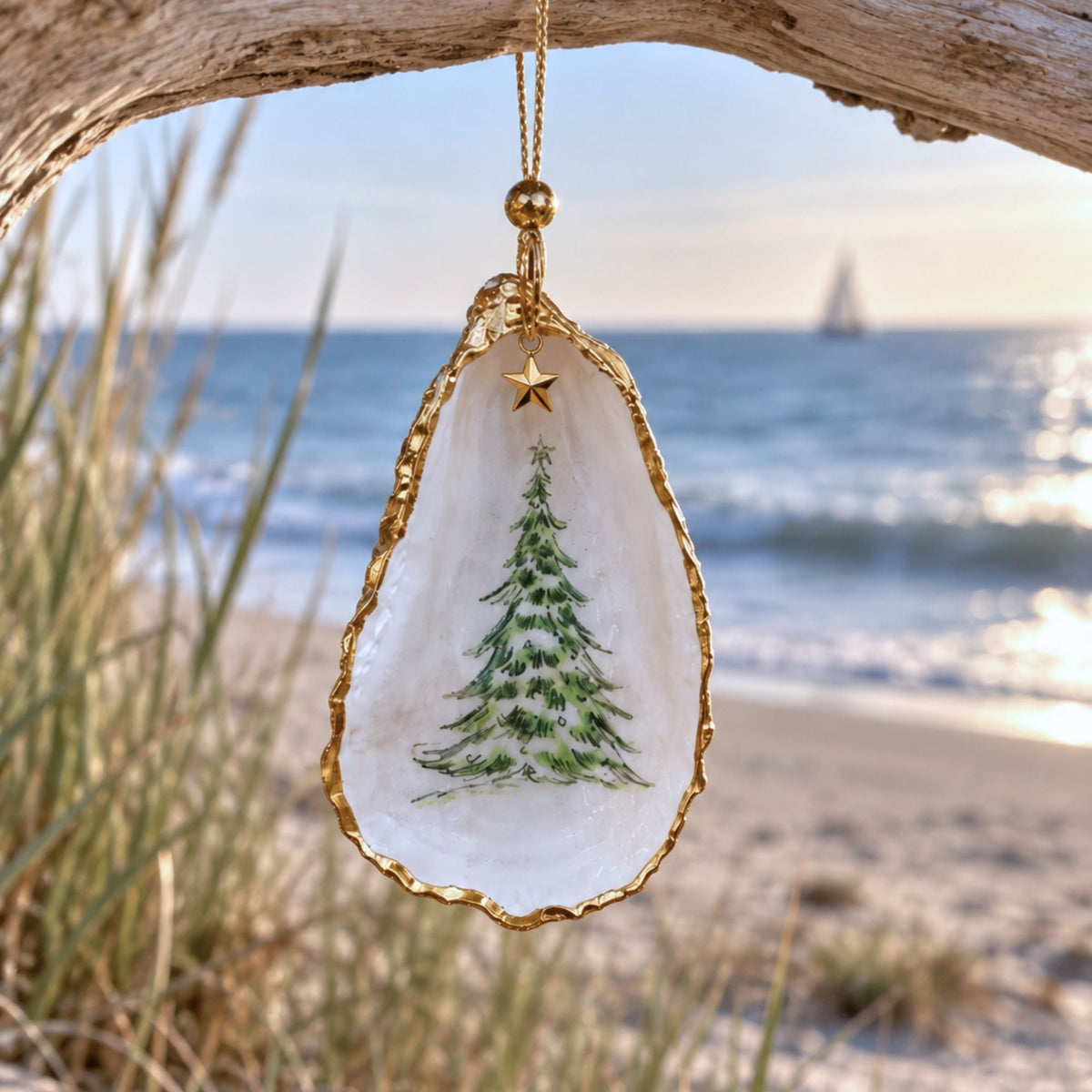 Oyster Shell Ornament