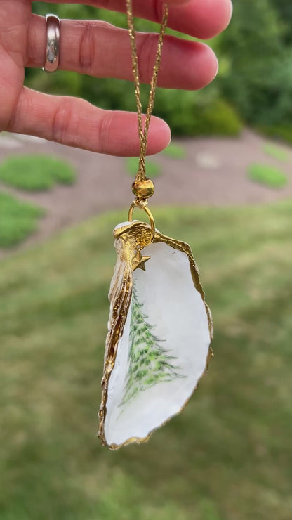 Oyster Shell Ornament